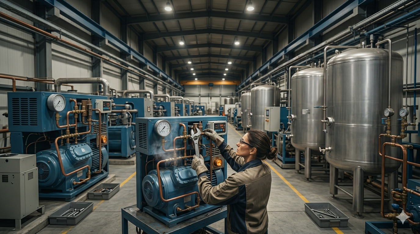 equipo de refrigeración industrial